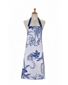 Delfts blauw patroon  Schort 100% katoen,  Willow Toile  Ulster weavers