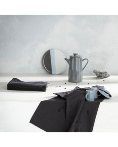 Keukendoek en theedoek Cisis, donker grijs, ebony DDDDD