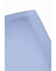 Hoeslaken Damai multiform Perkal klr 61 azure blauw  100% katoen hoekhoogte 30 cm