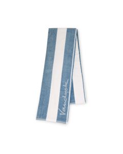 Riviera strandlaken , kleur Ink Blue Van Dijck  90 x 180 cm