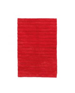 Seahorse  badmat Board, streep   Rood  zware kwaliteit 100% katoen