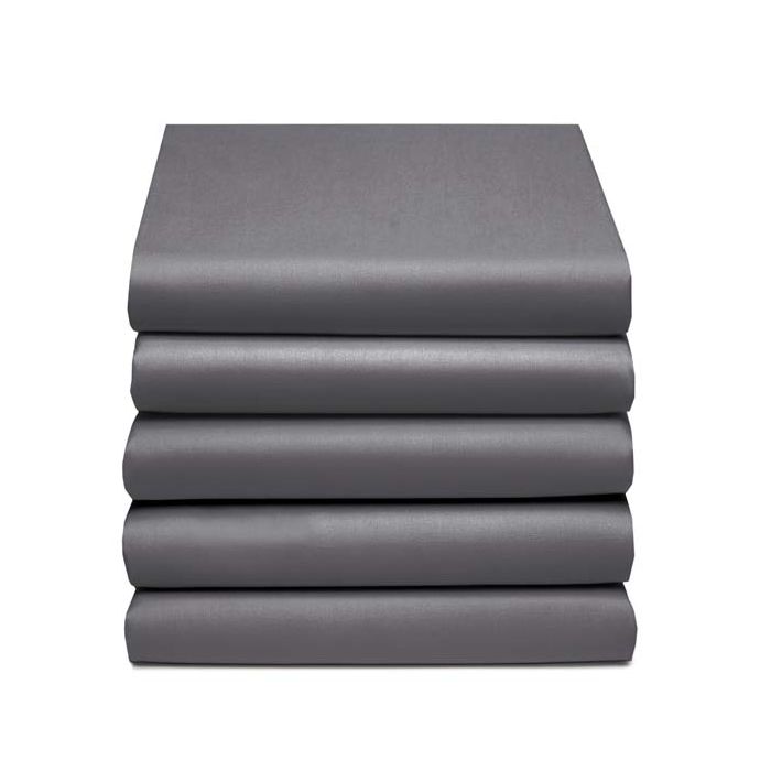 Laken Katoen Cinderella Basic Boven En Of Onderlaken In De Kleuren Wit Ecru Taupe Licht Grijs