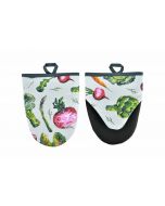 Groente kleine ovenwant , Vegetable medley Ulster weavers, set van 2 stuks
