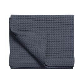 SETEX Wafelpiqué knuffeldeken, veelzijdige deken van 100% katoen, geschikt als woondeken, sprei, zomerdeken, outdoordeken en meer, 150 x 200 cm, grijs